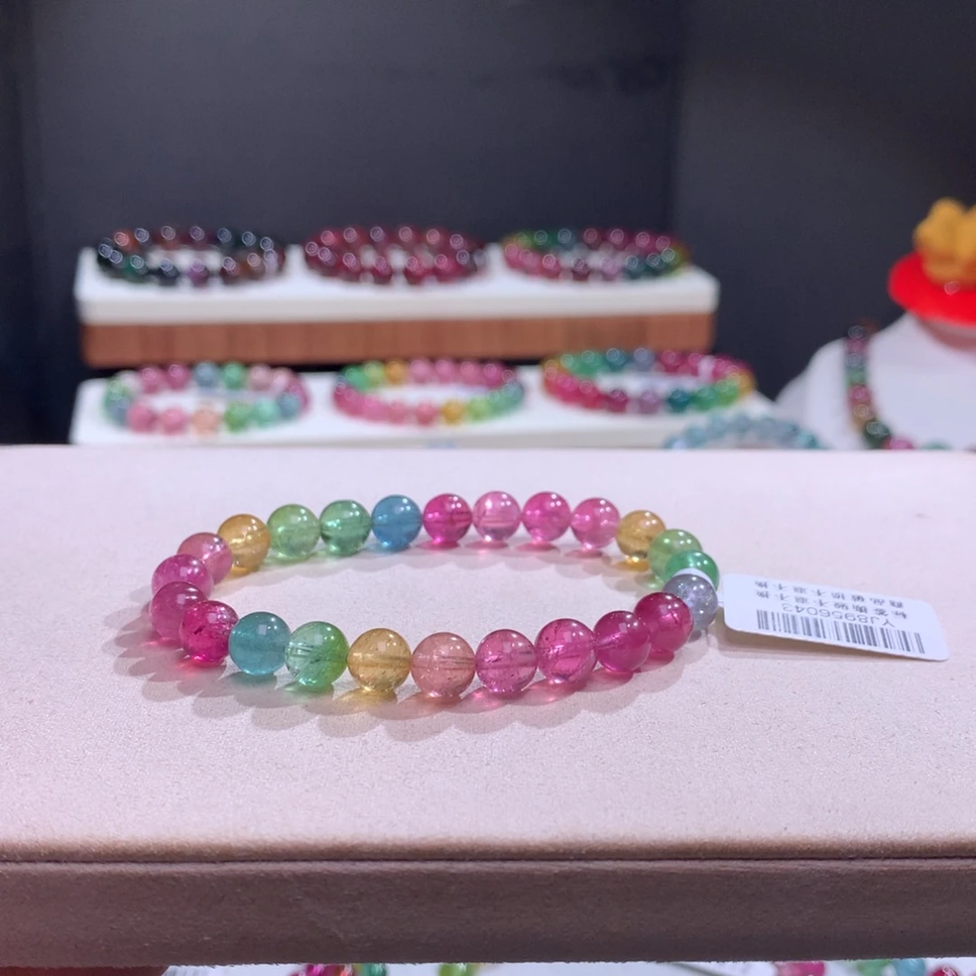 碧玺未镶嵌手链碧玺