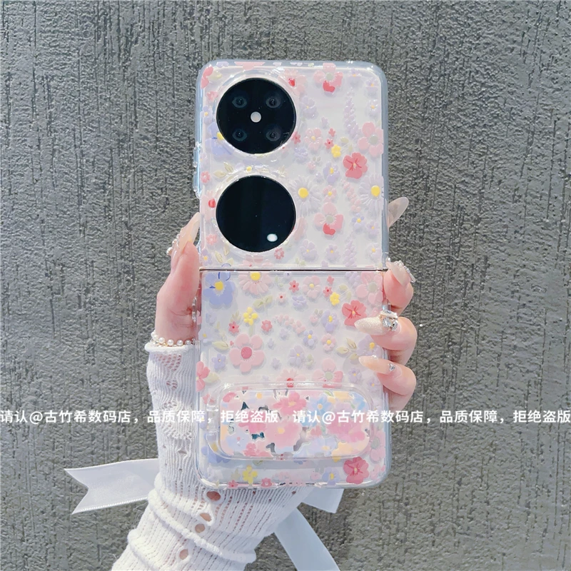 (华为pocket2系列)透明折叠壳适用华为pocket2手机壳防摔爆款潮壳