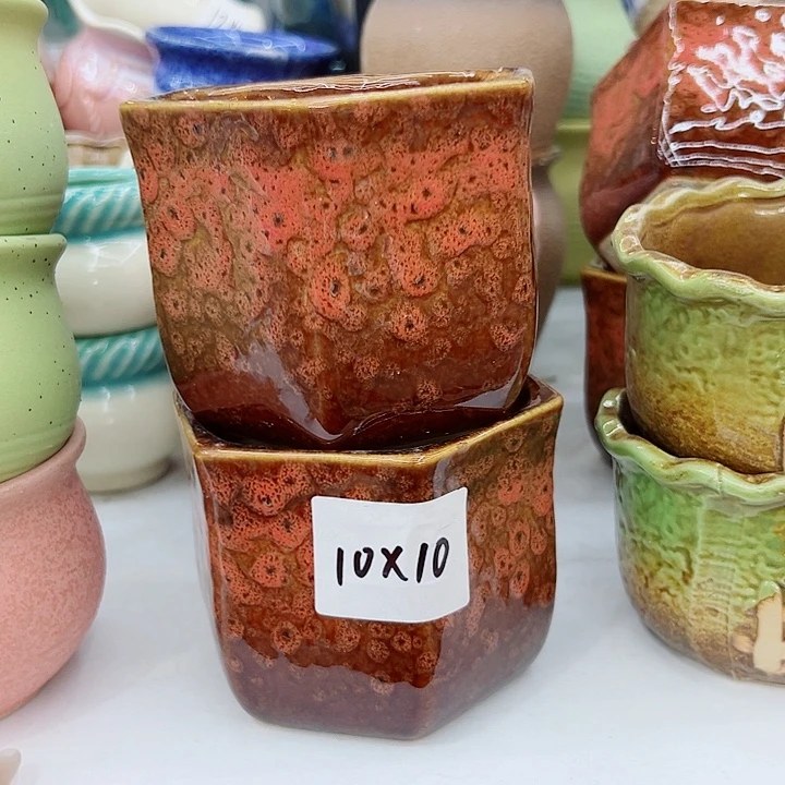 有孔，满10元发货多肉陶瓷花盆