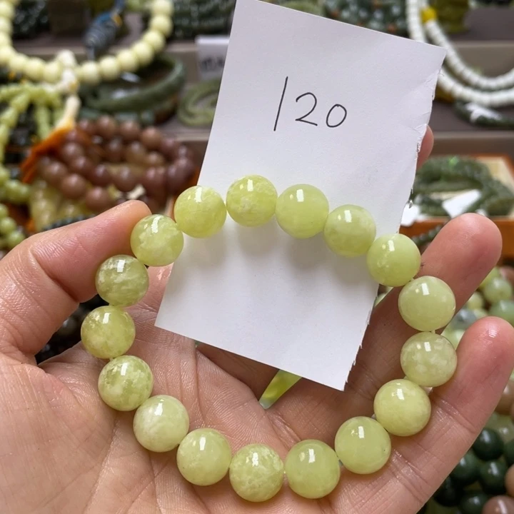 未镶嵌透闪石-蛇纹石玉手链