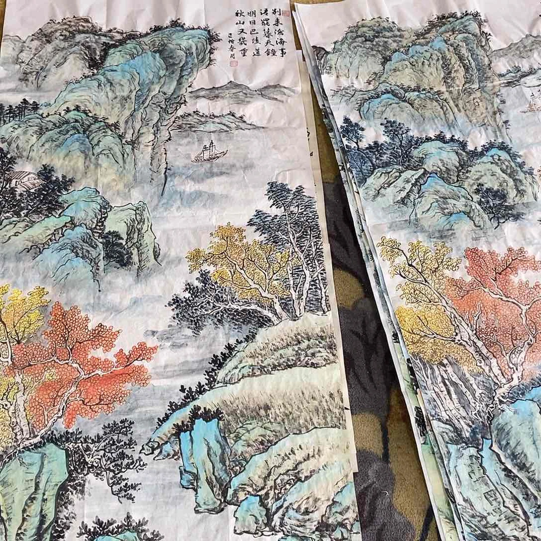 国画润**物手绘作品欣赏70.140