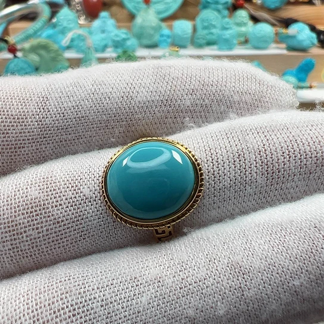 戏***子绿松石未镶嵌吊坠(不含链)