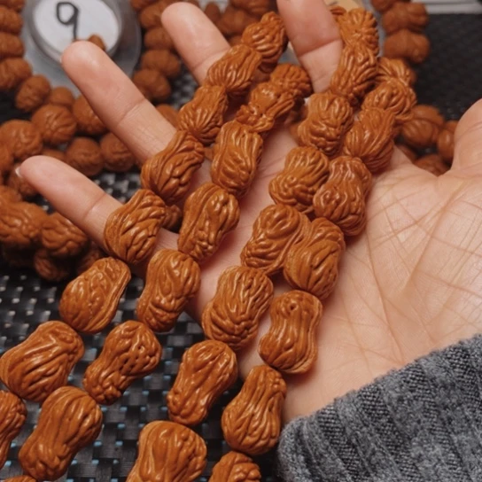 桃核手串龙纹桃核