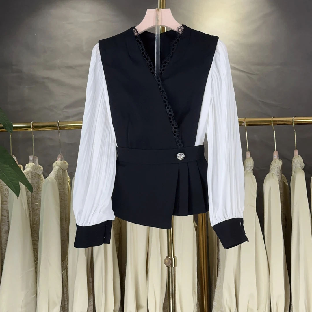 【RG1550】2025年秋冬新款时尚气质百搭减龄显瘦新款上衣