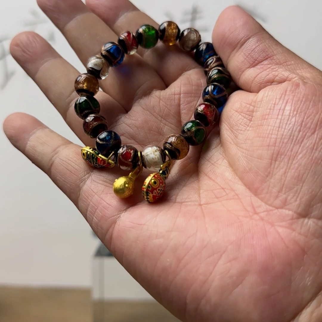琉璃手工艺品香灰手串