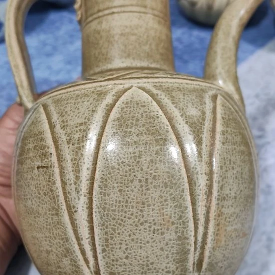 福***寿瓷陶瓷青釉执壶一个