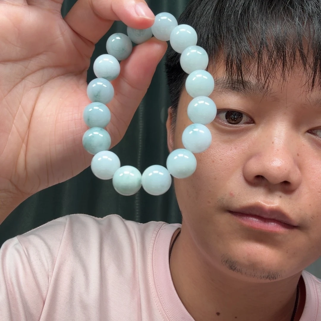 定制翡翠未镶嵌手串卡13.1