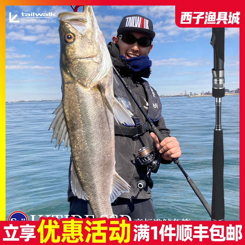 日本TAILWALK钛沃克HI-TIDE高标准SSD海水远投岸抛海鲈铁板路亚竿