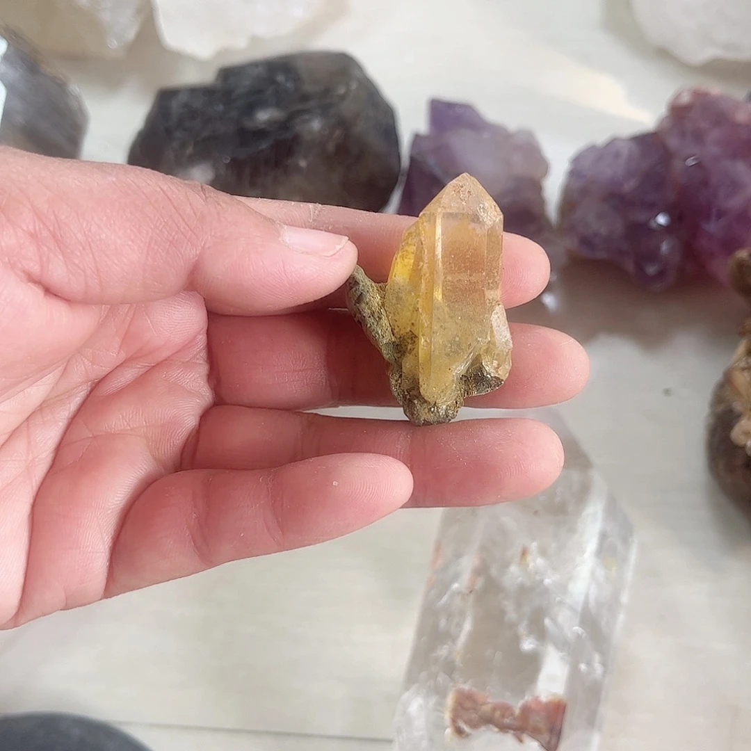 水晶天然水晶原石未镶嵌丫****气