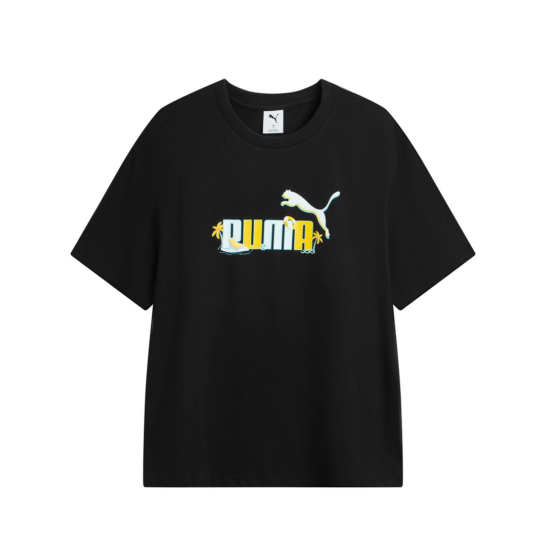【金钱豹系列】PUMA彪马流光风T恤男装女装2025新款短袖T恤690748