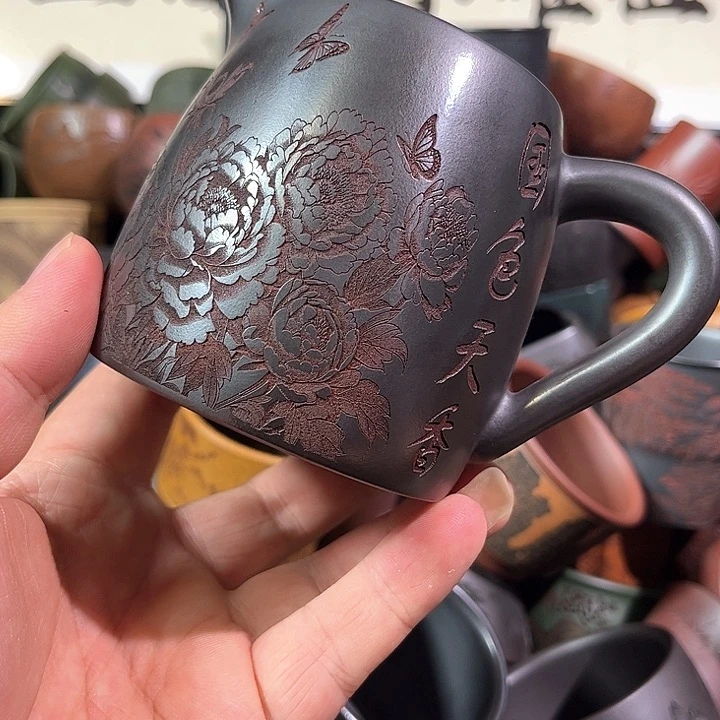 茶杯紫砂全手工紫砂主人杯