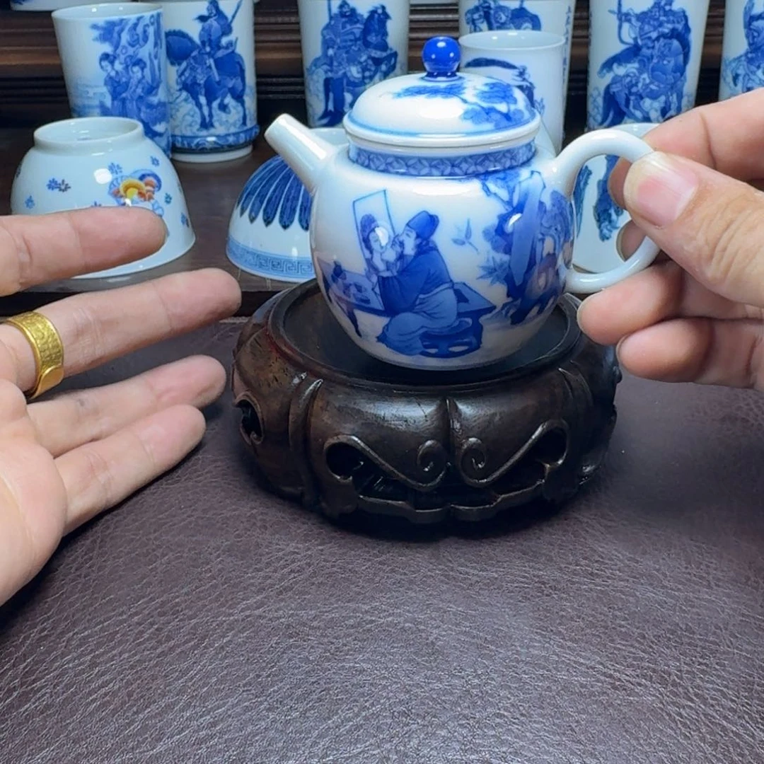 瓷片?***林当代景德镇陶瓷手绘茶具