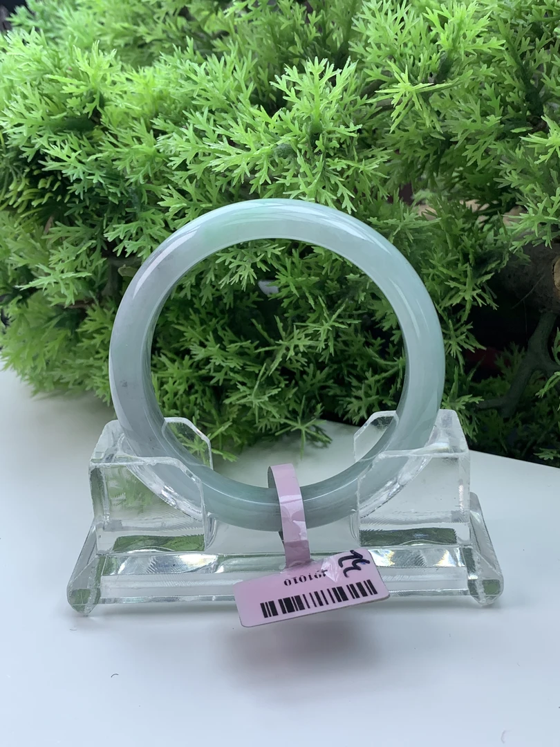 【刘思懿】天然缅甸A货翡翠手镯-K-8