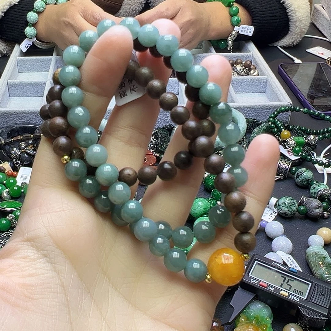翡翠未镶嵌手链99