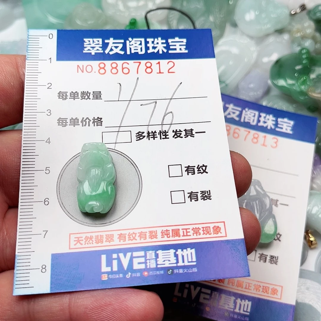 翡翠吊坠(不含链)未镶嵌琳**?