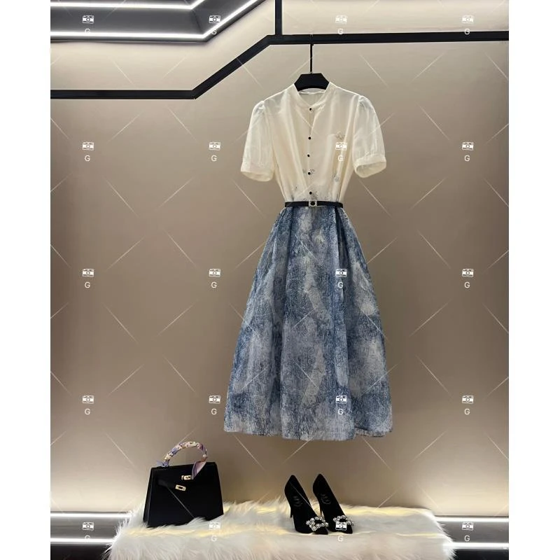 【M】春夏优雅百搭时尚中国风女装连衣裙 GS-57052