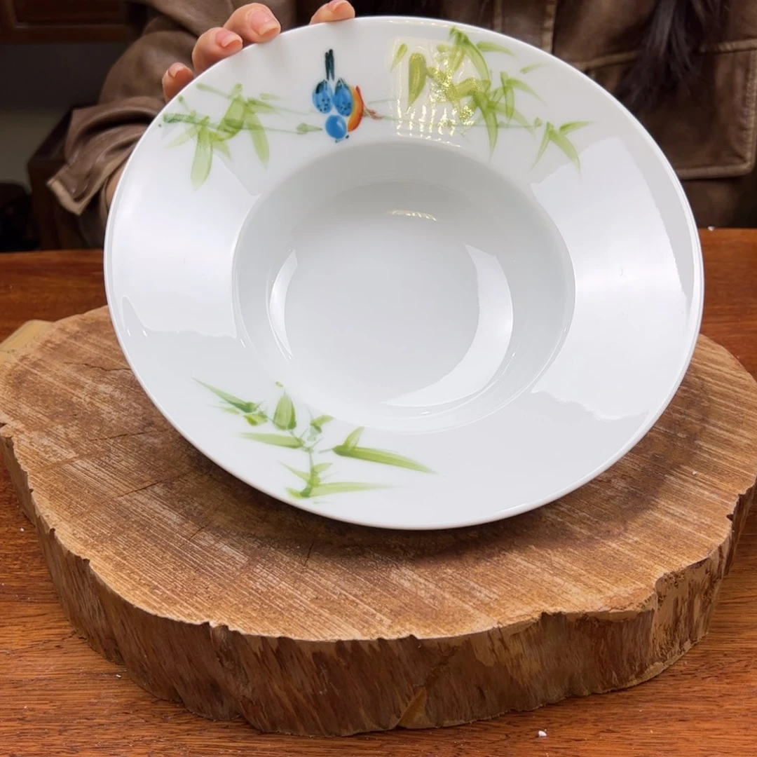 瓷片景德镇陶瓷手工手绘制作