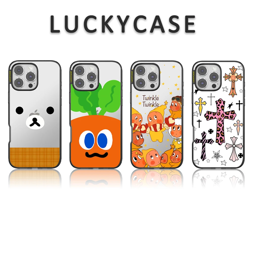 【LUCKYCASE】苹果14Promax手机壳iPhone15 16女款网红潮牌可爱创意