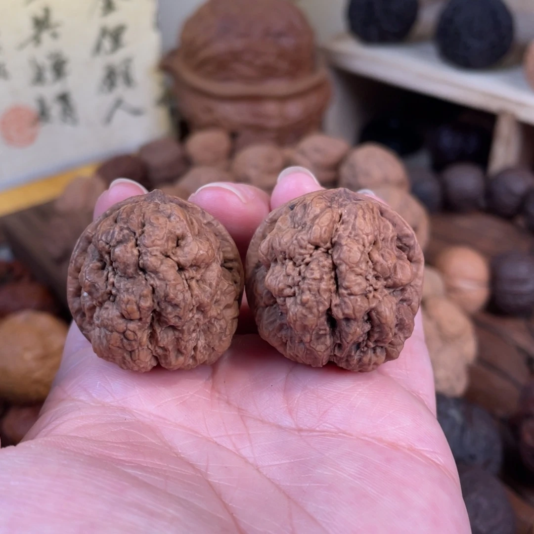文玩核桃把件血舍利35
