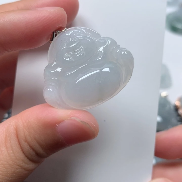 翡翠未镶嵌吊坠(不含链)佛公