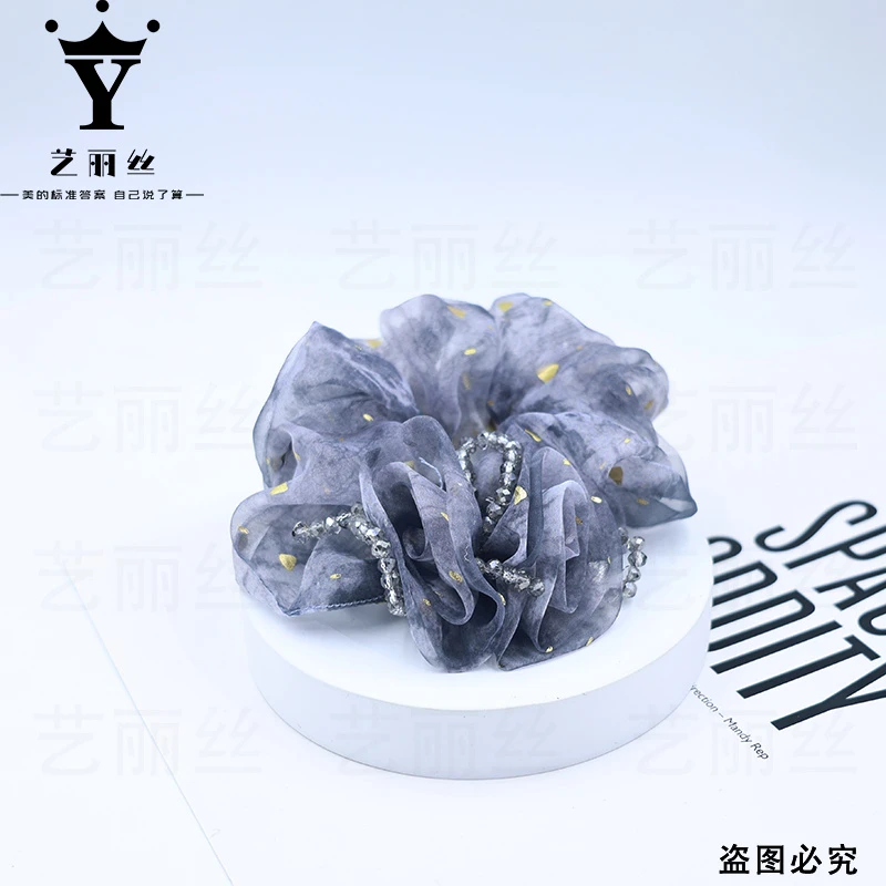 艺丽丝 气质网纱闪钻发圈[星灿]精致发圈 YL1030