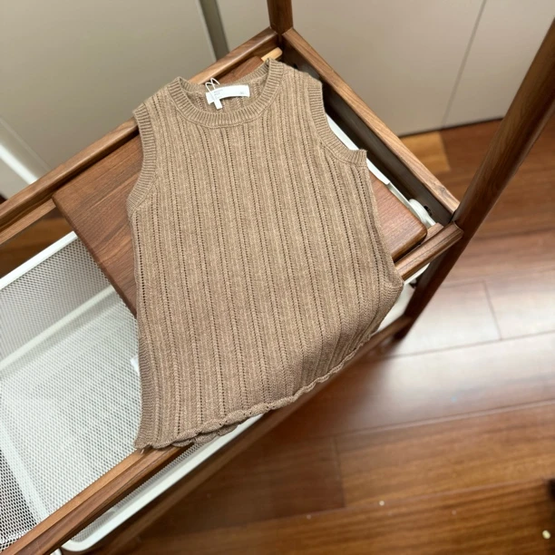 【编号N89】M82250-14-儿童叠穿毛衣背心卡其色-MZX