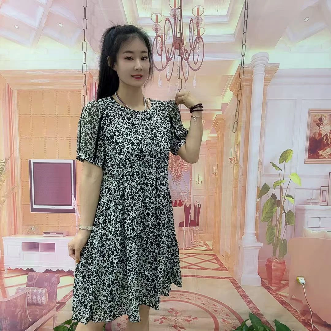 101款时尚洋气碎花裙（裙长92左右）