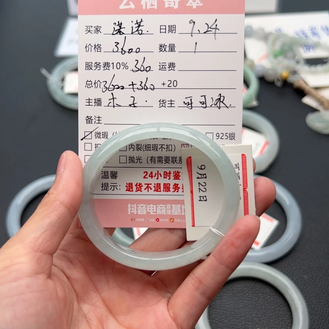 诺***诺未镶嵌手镯翡翠翡翠