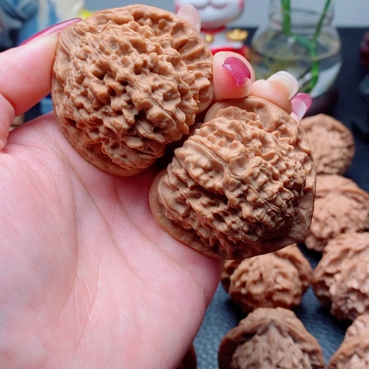 文玩核桃把件官帽48