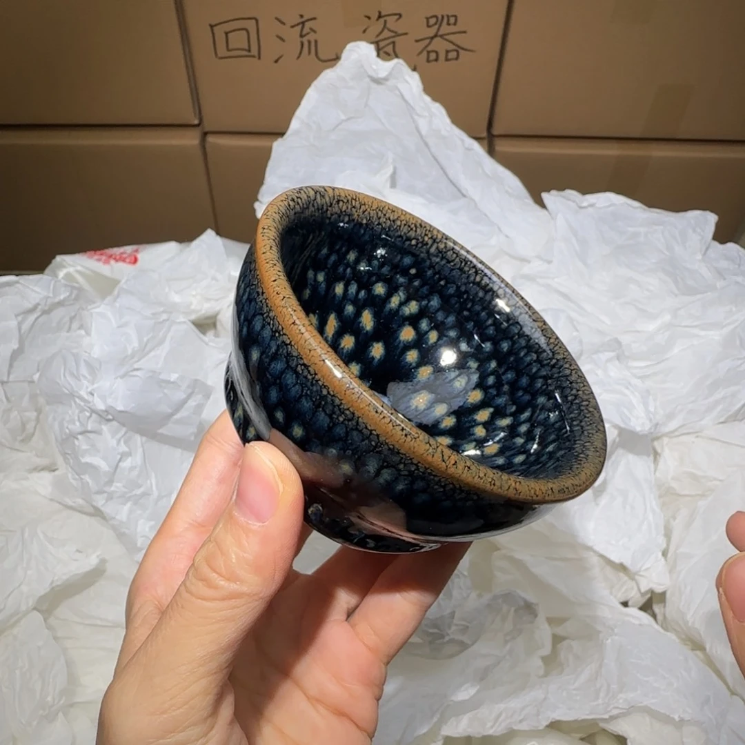 茶盏微瑕建盏，介意勿拍