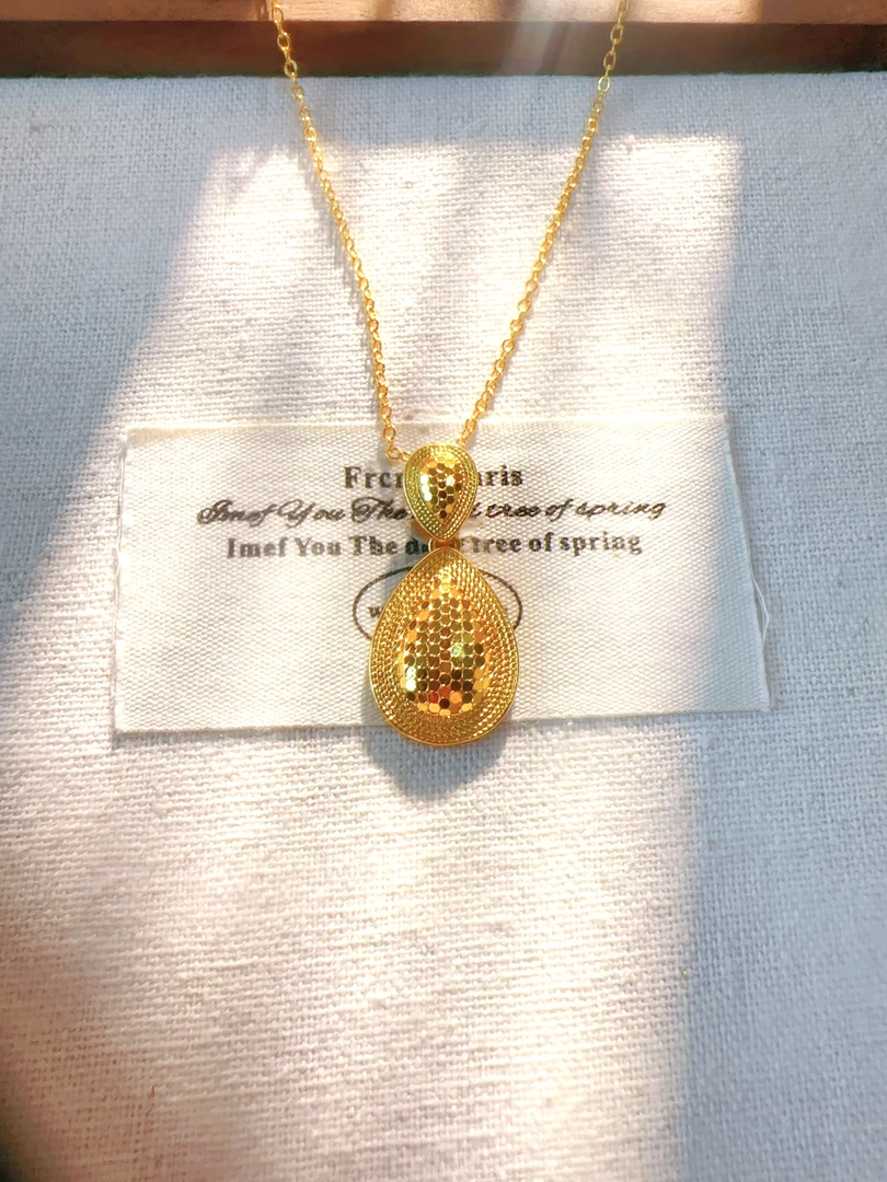 爆闪碎冰冰人鱼眼泪项链1080