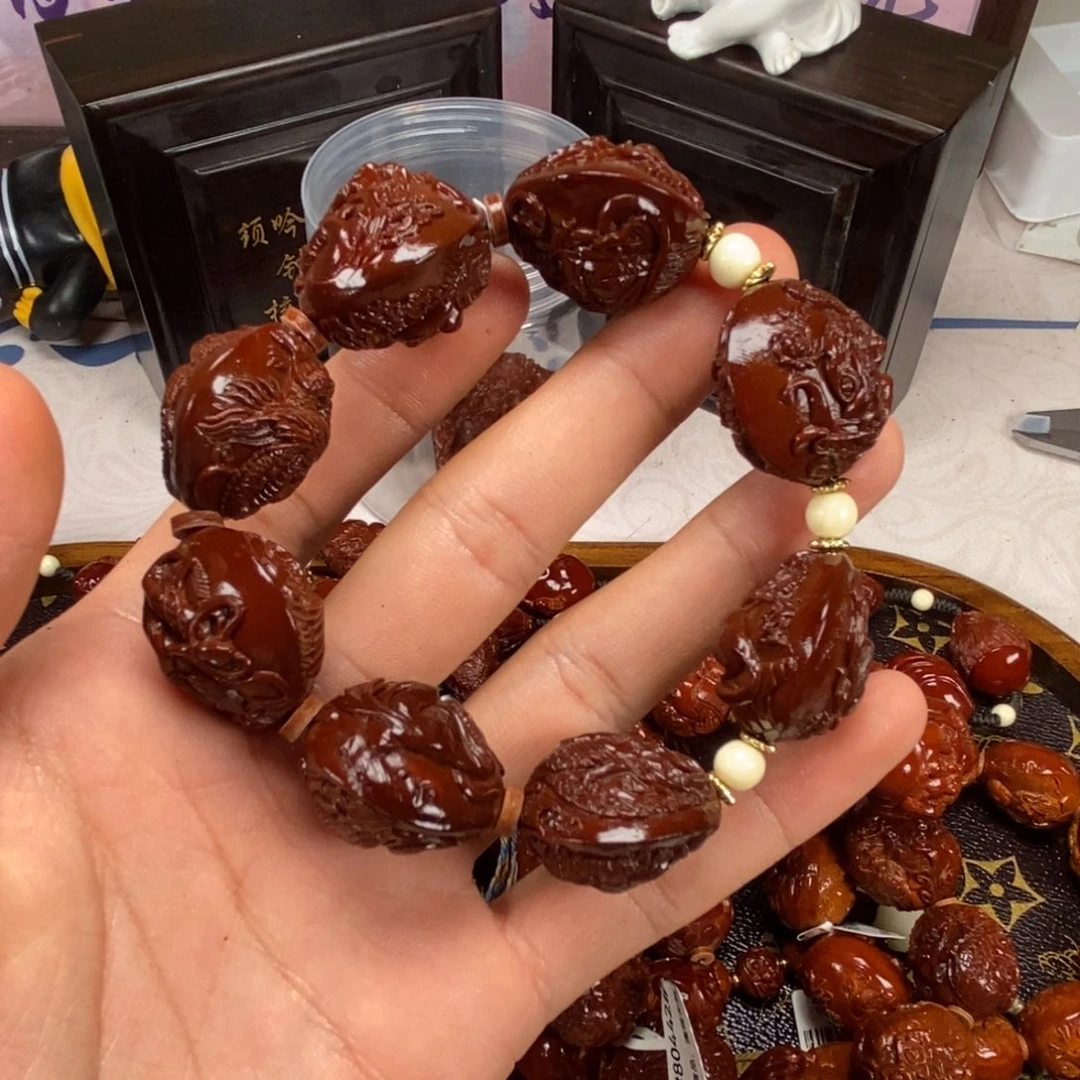 橄榄核手串1****人橄榄核LWZ#60925#