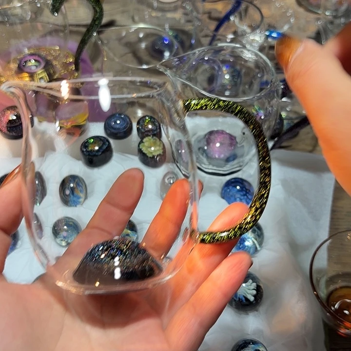 玻璃茶器诚然黑星空