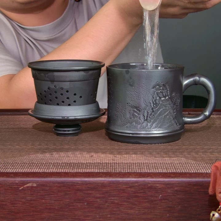 茶杯紫砂高货放漏