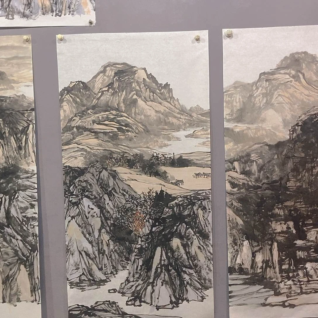 国画刘加强老师作品