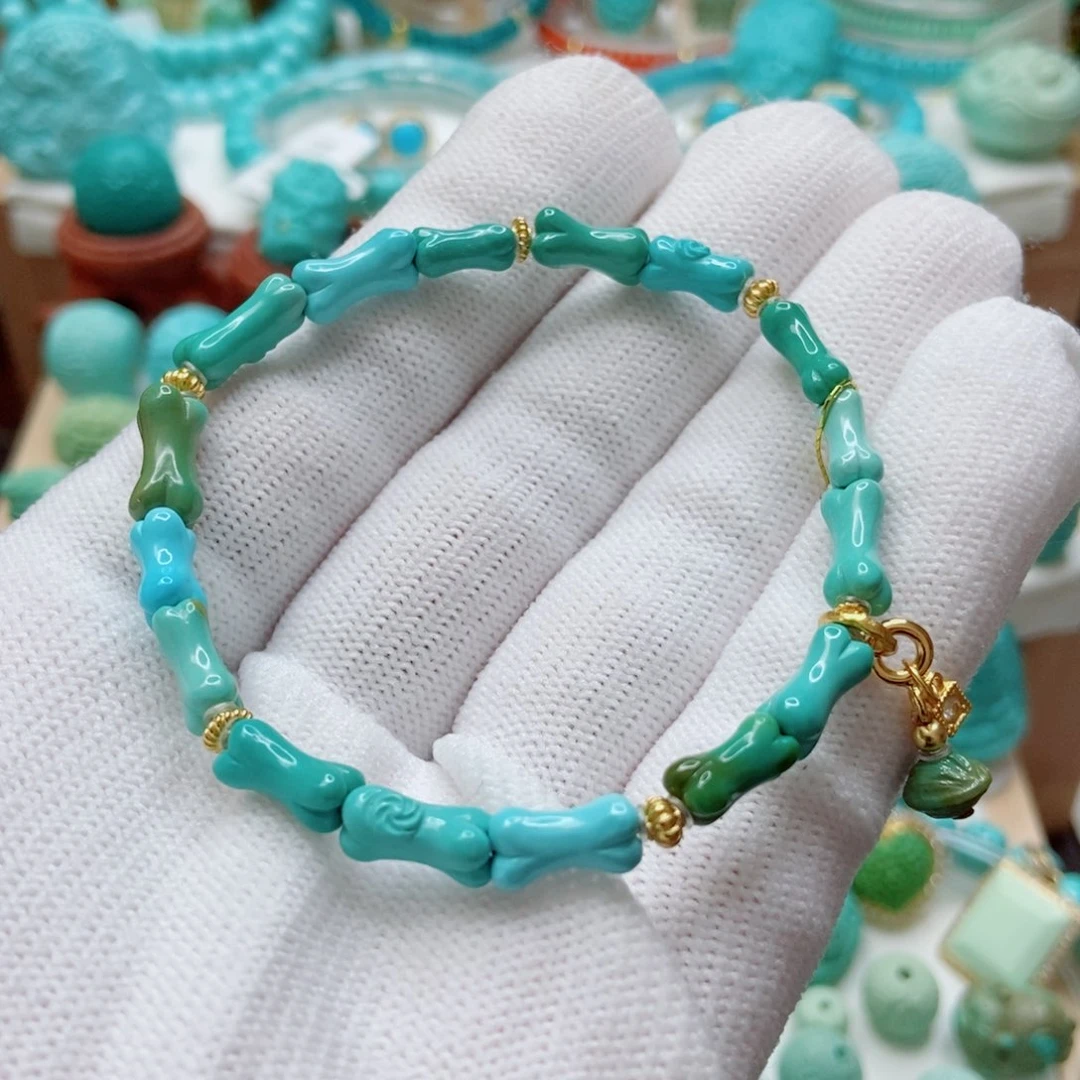 绿松石未镶嵌手串