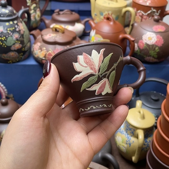 紫砂茶杯紫砂主人杯100cc