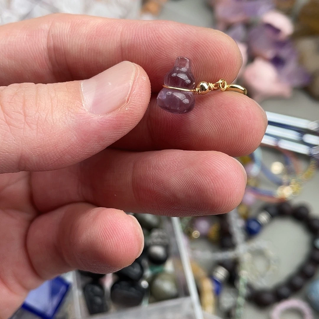 水晶手链未镶嵌紫葫芦