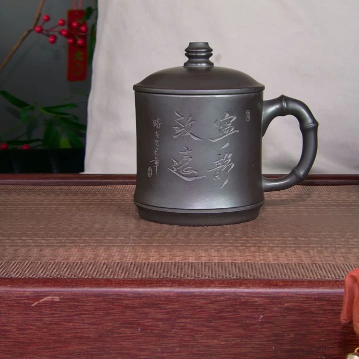 茶杯紫砂高货放漏