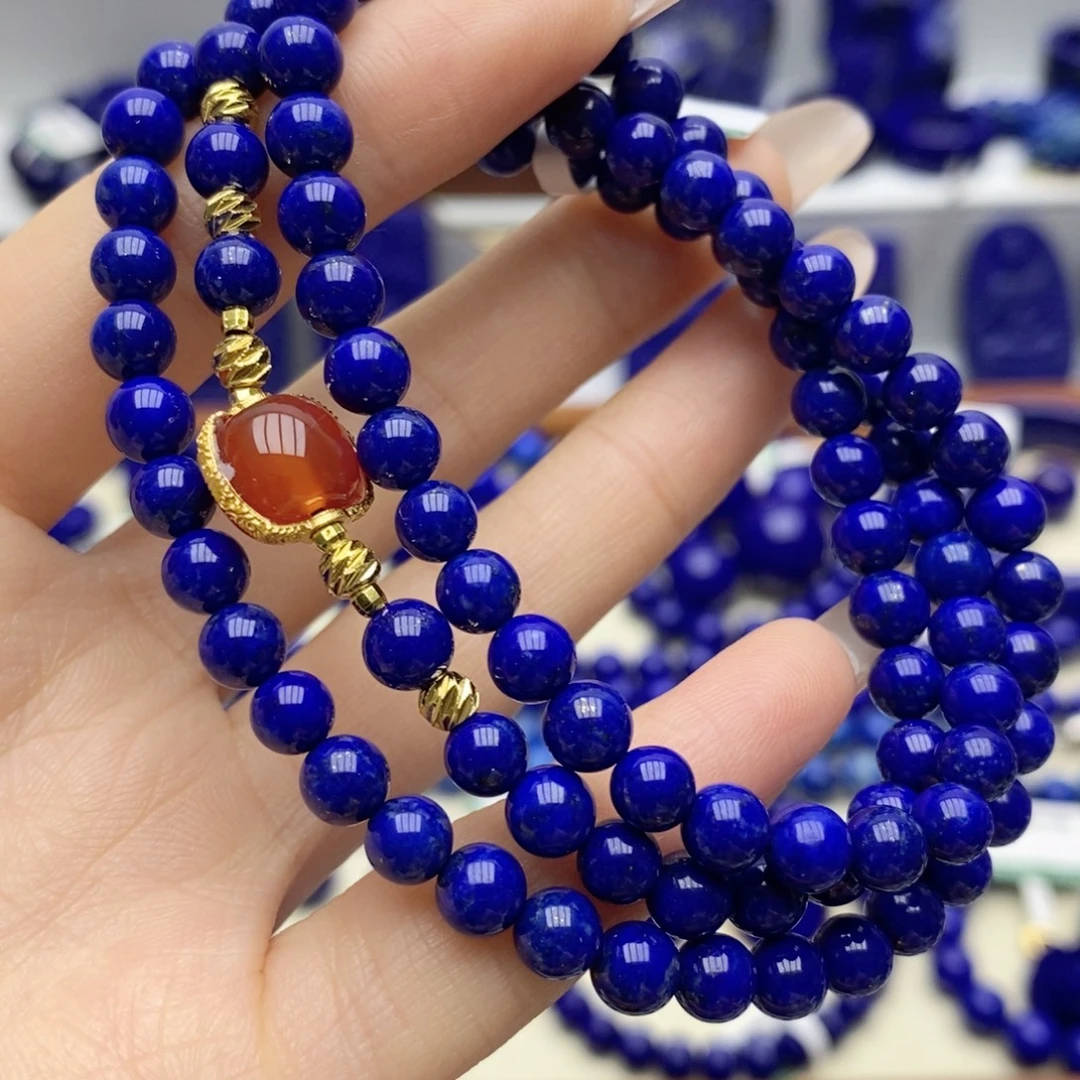 青金石未镶嵌手链