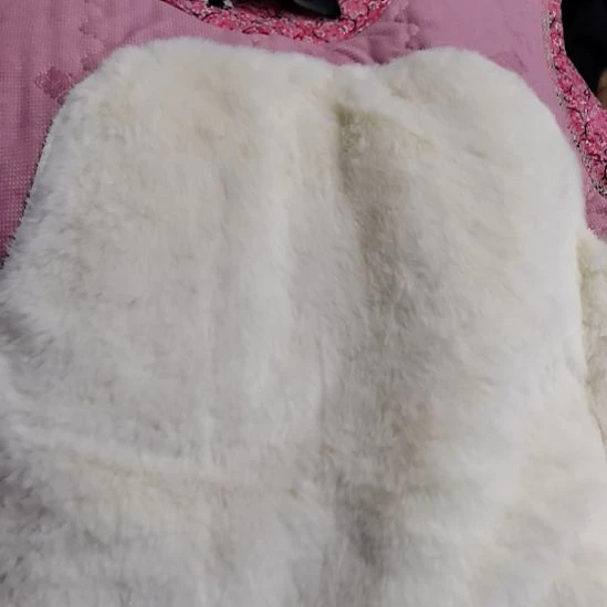 马夹厚款带白毛贴片