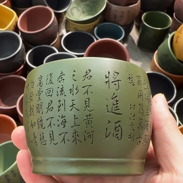 茶杯紫砂全手工紫砂