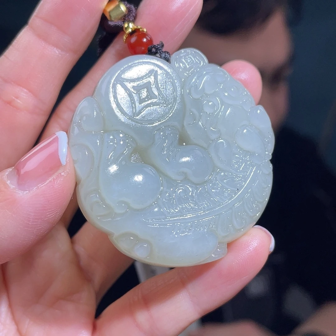 和田玉颈饰未镶嵌多样性发一件