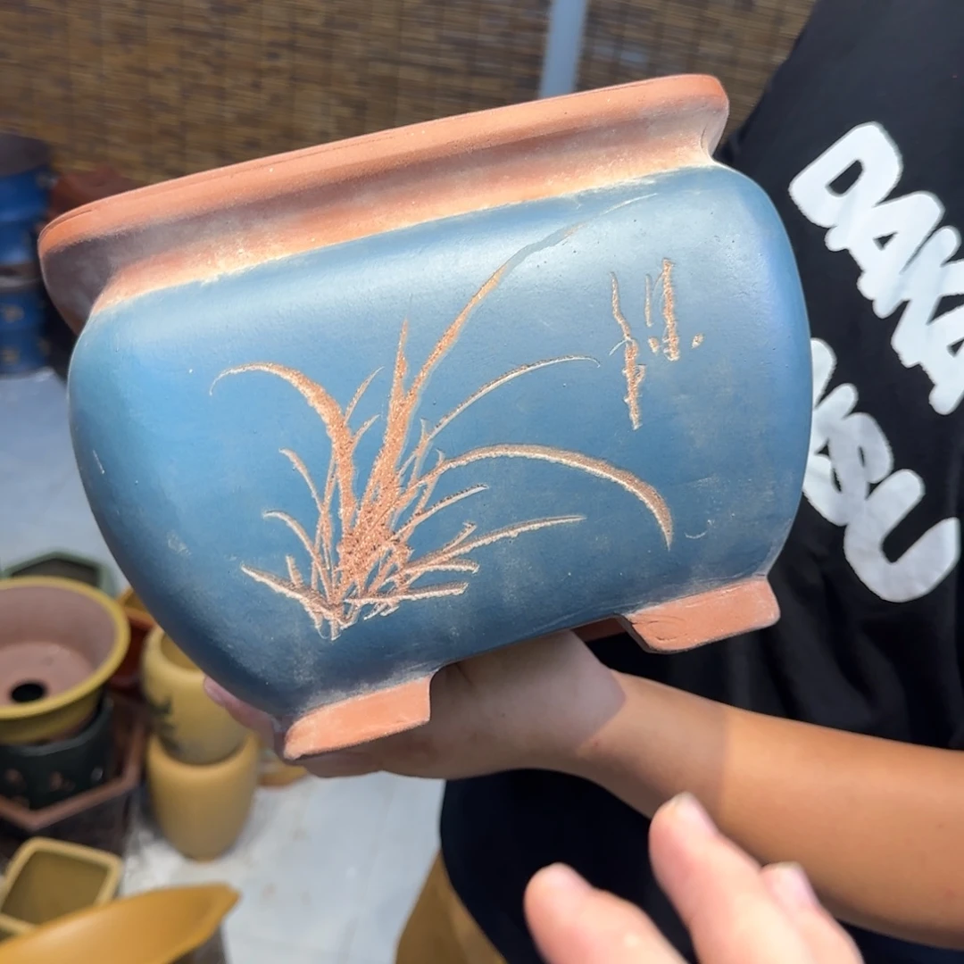 紫砂花盆口径25.20口径