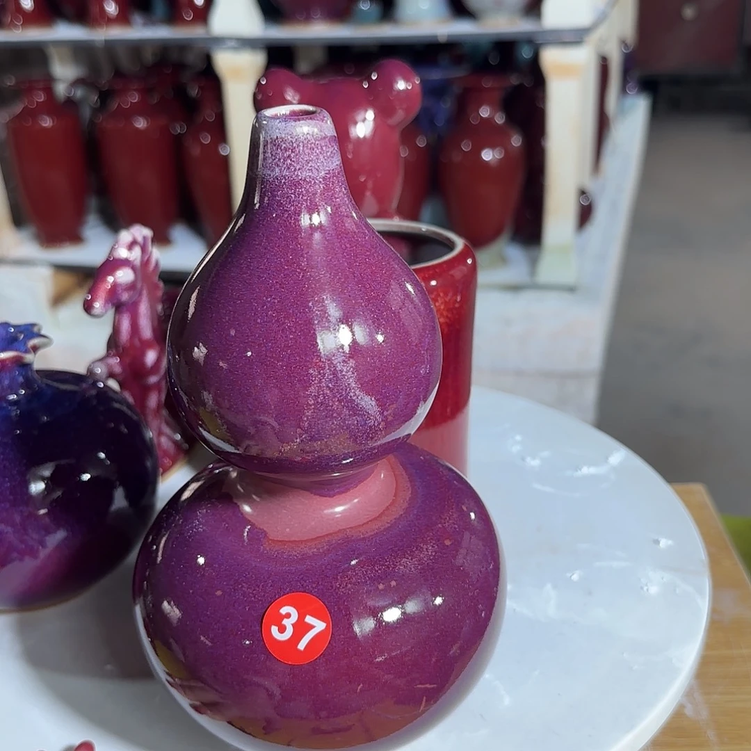 陶摆件郑家钧窑摆件