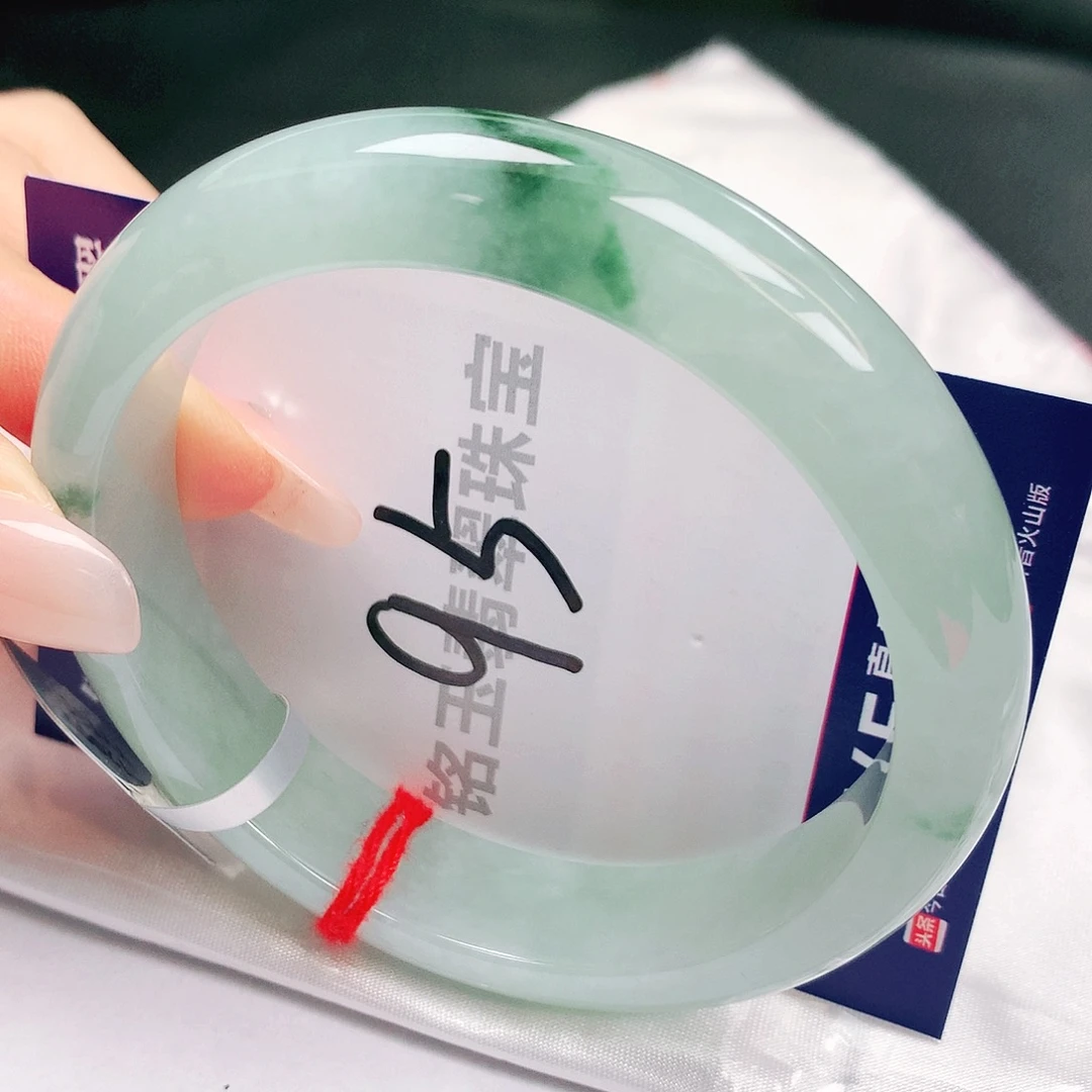 翡翠未镶嵌手镯缅甸天然a货翡翠手镯