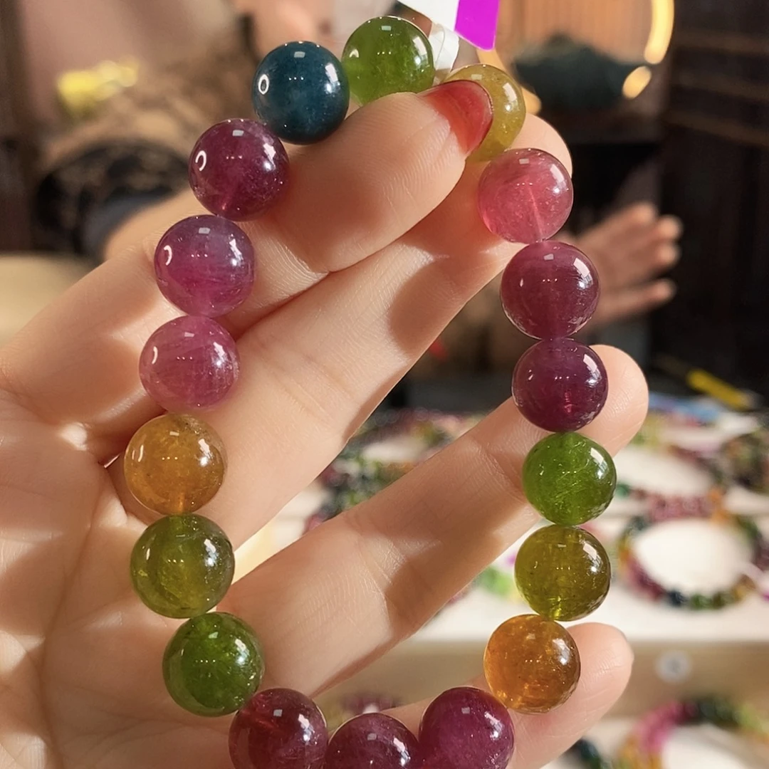 手链未镶嵌碧玺G2203单圈颜色微差