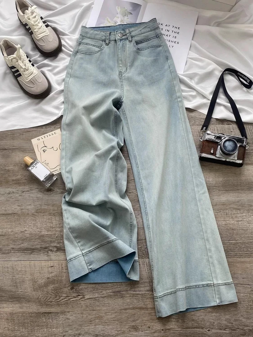 金马严选(思美乐)宽松直筒烟管裤A8177