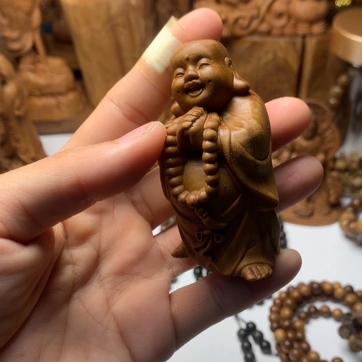 檀香木其他老山檀香弥勒瑕疵