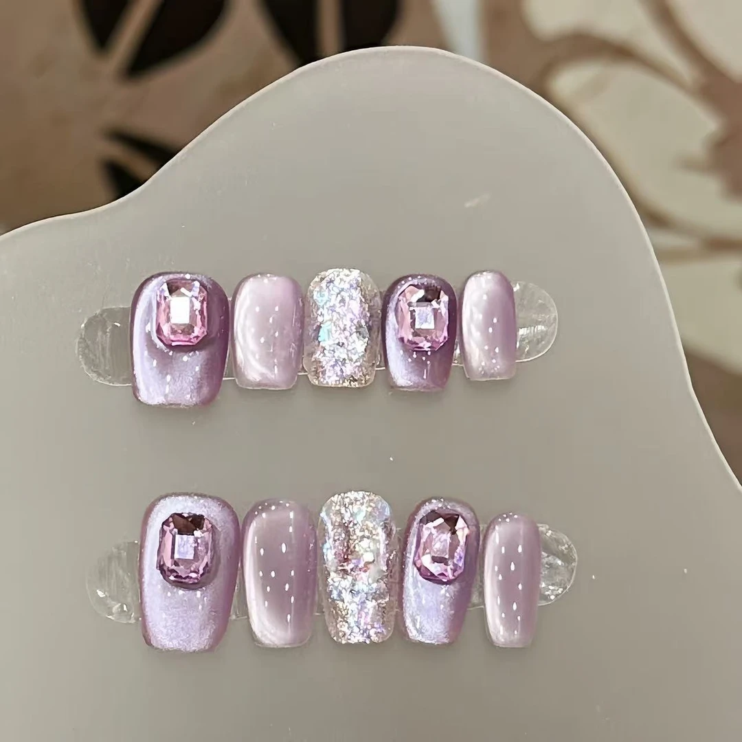 紫星幽梦-Naier奈儿轻奢高定美甲10片装